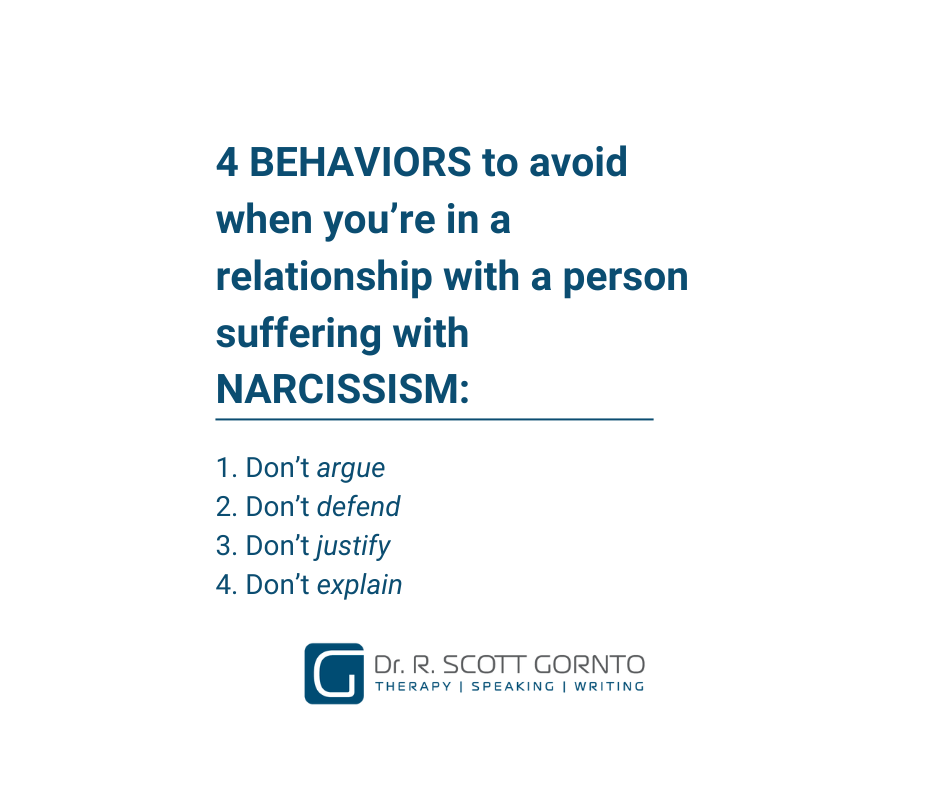 4 BEHAVIORS to avoid when you’re in a relationship with a person suffering with NARCISSISM